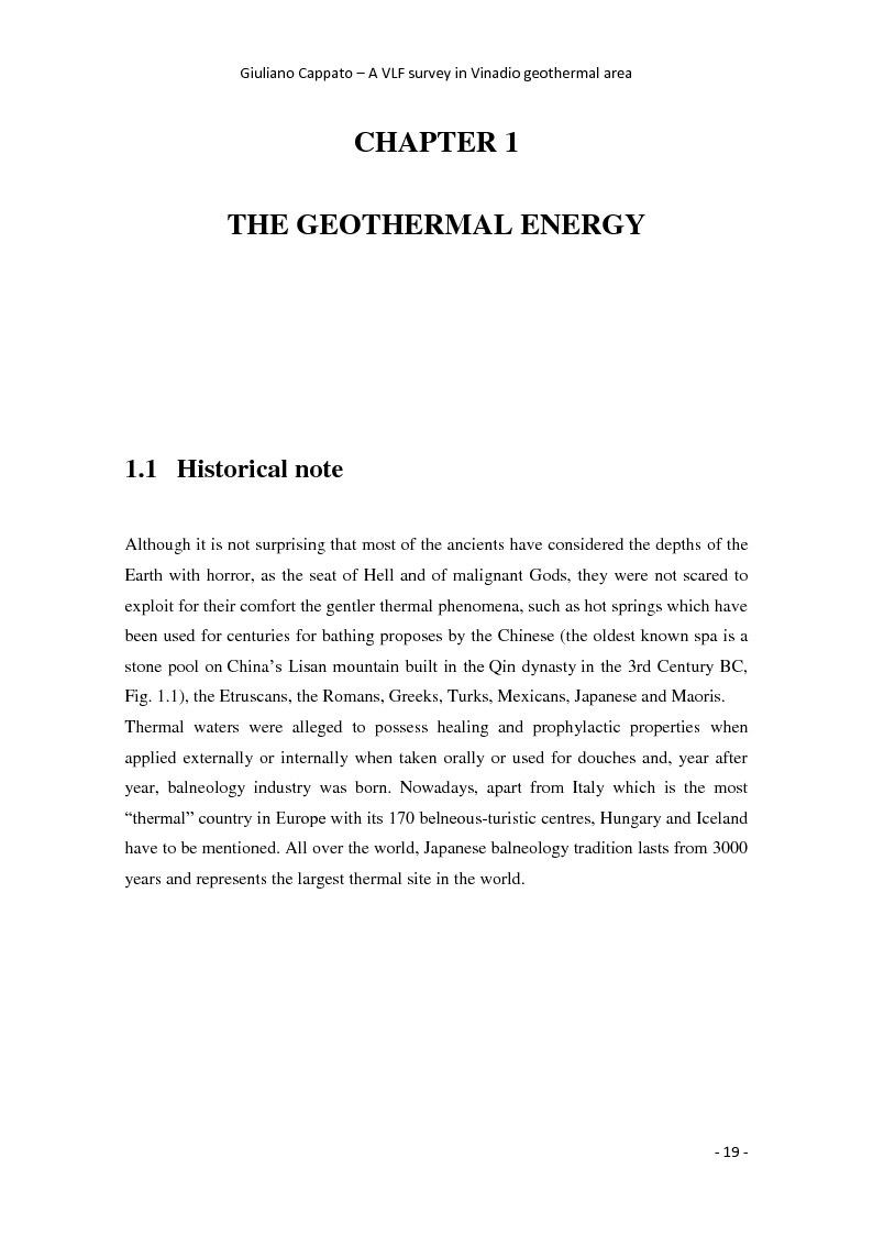 Anteprima della tesi: A VLF Survey in Vinadio Geothermal Area, Pagina 8