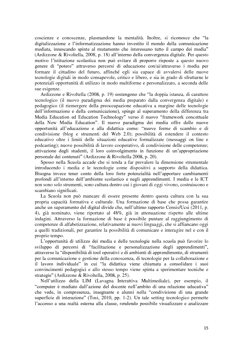 Anteprima della tesi: L'integrazione delle ICT nel processo di insegnamento-apprendimento della geometria, Pagina 11