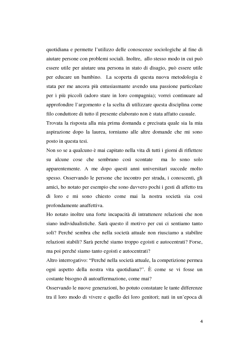 Anteprima della tesi: Crisi dell'uomo a una dimensione: Prospettive educative per l'uomo che verrà, Pagina 3