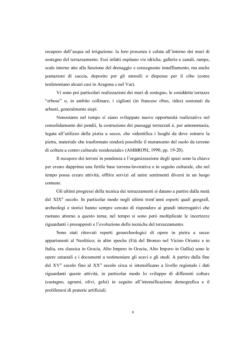 Anteprima della tesi: Analisi geografica dei paesaggi terrazzati nella provincia di Treviso, Pagina 10