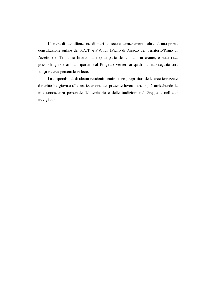 Anteprima della tesi: Analisi geografica dei paesaggi terrazzati nella provincia di Treviso, Pagina 4