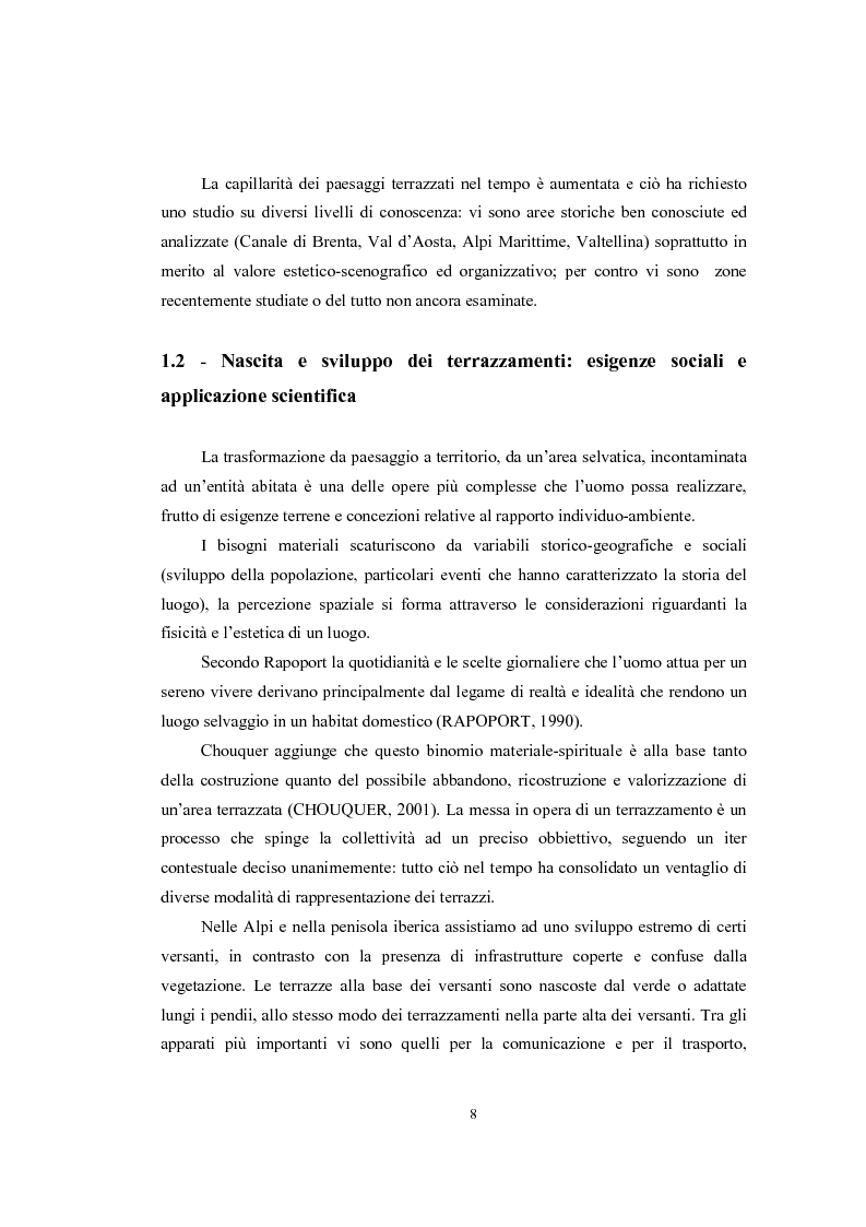 Anteprima della tesi: Analisi geografica dei paesaggi terrazzati nella provincia di Treviso, Pagina 9