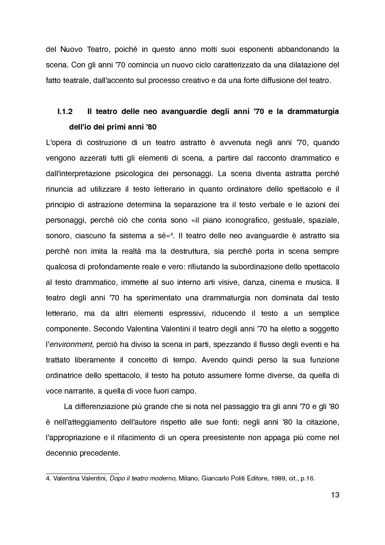Anteprima della tesi: "Mani grandi, senza fine" di Laura Curino. Analisi dello spettacolo, Pagina 10