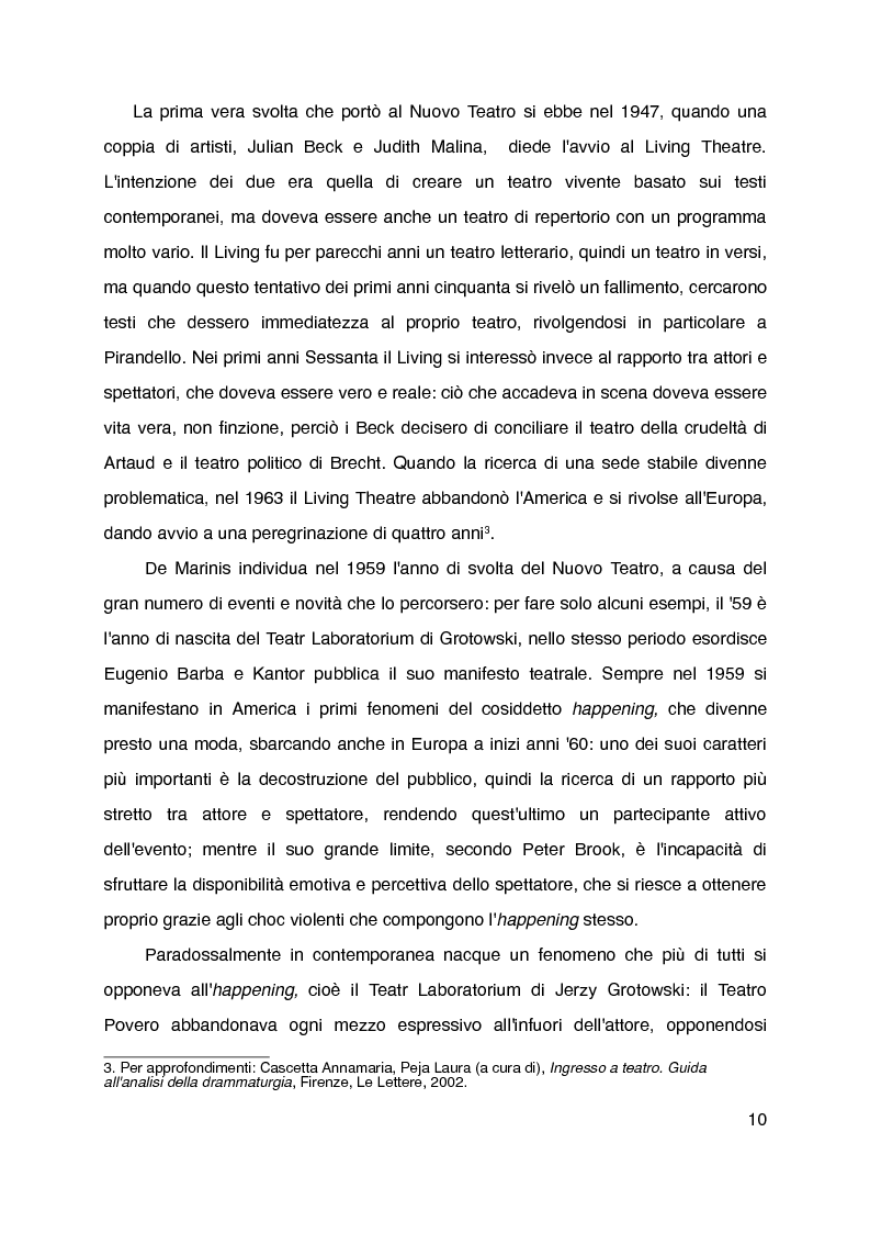 Anteprima della tesi: "Mani grandi, senza fine" di Laura Curino. Analisi dello spettacolo, Pagina 7
