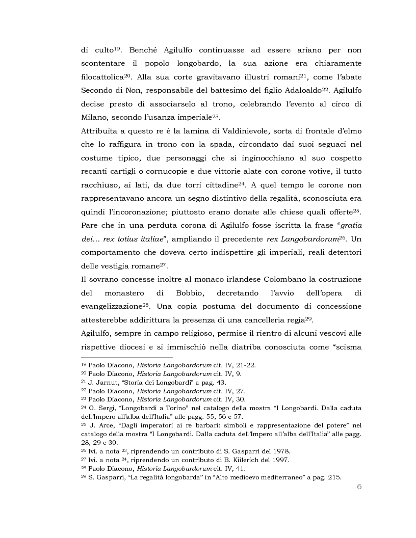 Anteprima della tesi: I Longobardi: tra storia medievale e contemporanea vicenda UNESCO, Pagina 5