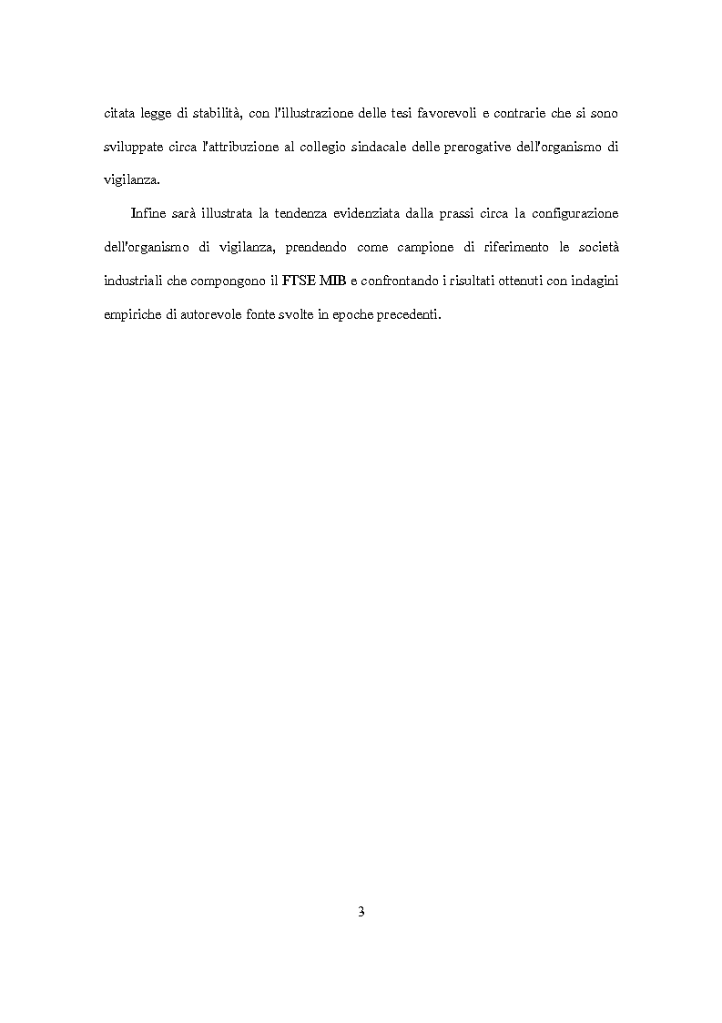 Anteprima della tesi: D.Lgs. 231/2001 e attori del controllo: recenti criticità e nuove prospettive., Pagina 4