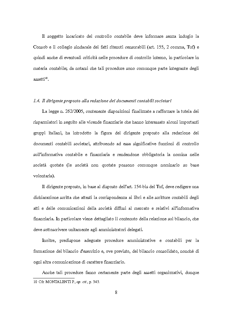 Anteprima della tesi: D.Lgs. 231/2001 e attori del controllo: recenti criticità e nuove prospettive., Pagina 9