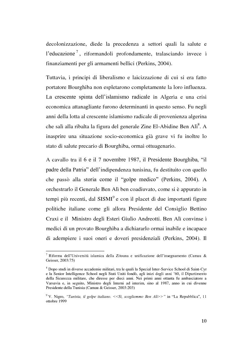 Anteprima della tesi: La rivolta tunisina e i nuovi media: un caso di indagine qualitativa., Pagina 9