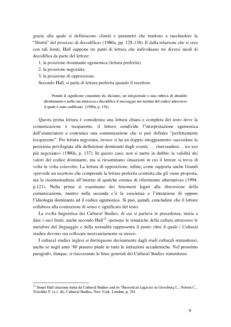 Anteprima della tesi: Cultural studies, subcultures e popular music: Bruce Springsteen e gli U2, Pagina 13
