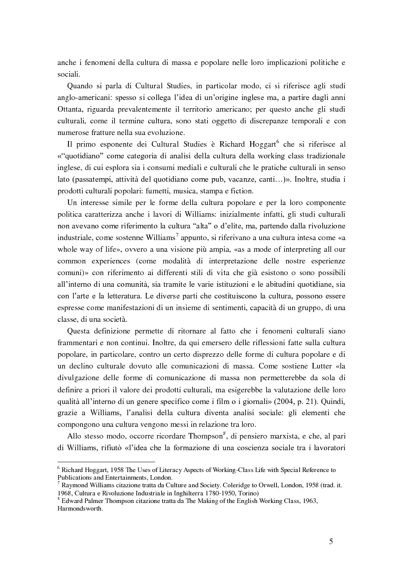Anteprima della tesi: Cultural studies, subcultures e popular music: Bruce Springsteen e gli U2, Pagina 9