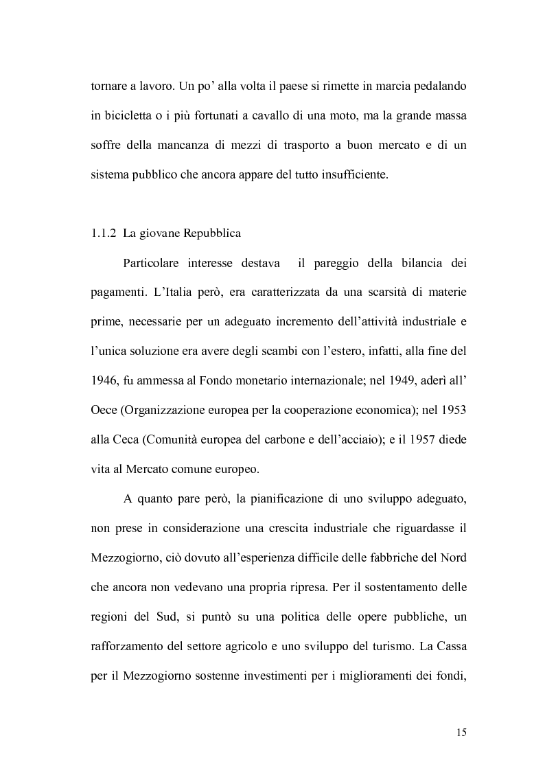 Anteprima della tesi: "CIAK, si guida!" La motorizzazione dell'Italia del boom e la sua rappresentazione cinematografica, Pagina 3