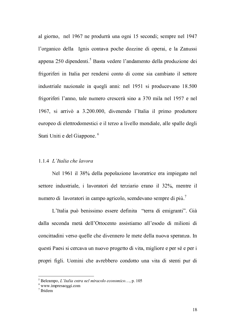 Anteprima della tesi: "CIAK, si guida!" La motorizzazione dell'Italia del boom e la sua rappresentazione cinematografica, Pagina 6