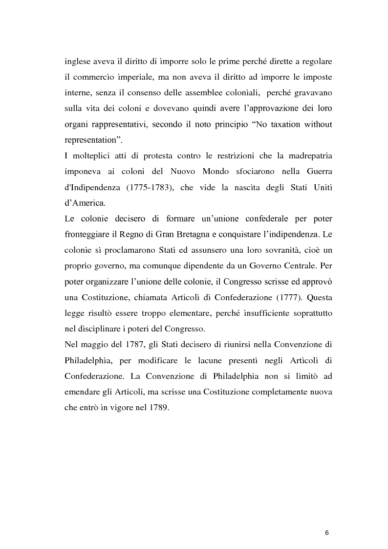 Anteprima della tesi: Secondo emendamento e porto d'armi negli Stati Uniti: un diritto discusso, Pagina 5