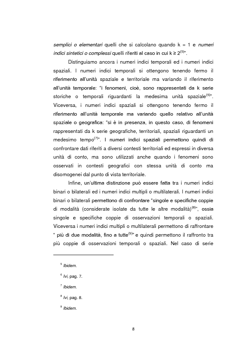 Anteprima della tesi: Indagine sull'evoluzione dei consumi delle famiglie italiane tramite lo studio dei numeri indice dei prezzi al consumo, Pagina 5