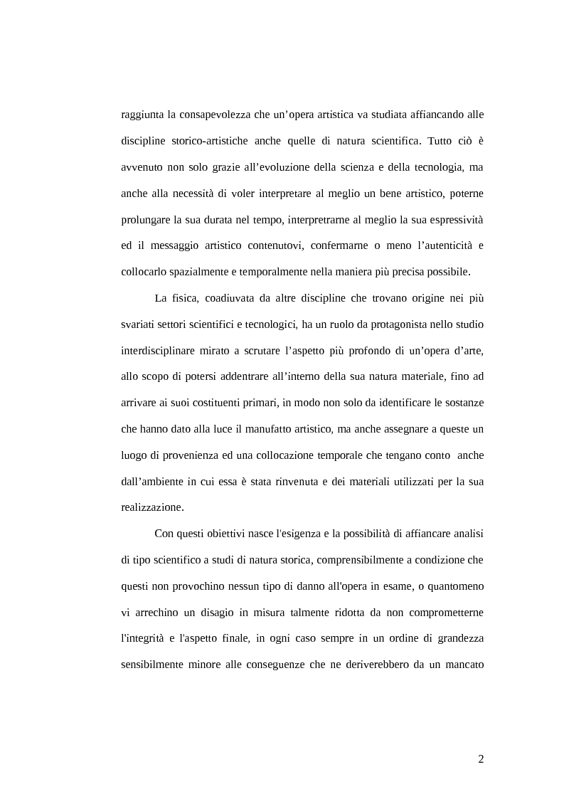 Anteprima della tesi: La coulombmetria per lo studio qualitativo e quantitativo del contenuto d'acqua in reperti archeologici, Pagina 3