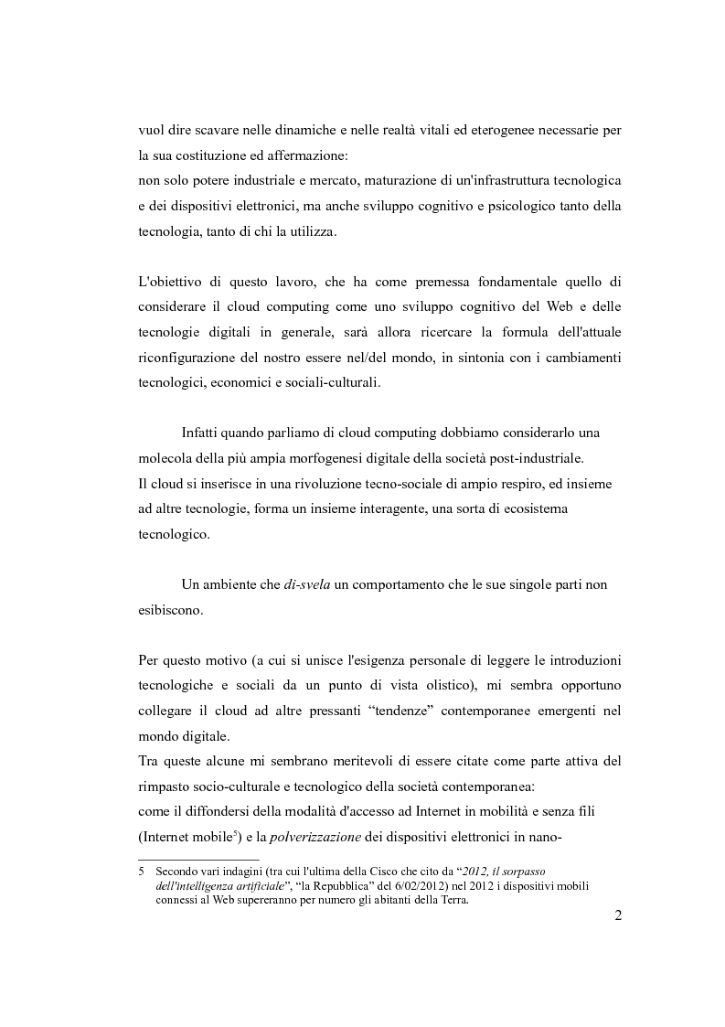 Anteprima della tesi: Cloud Computing, quello che la tecnologia vuole, Pagina 3