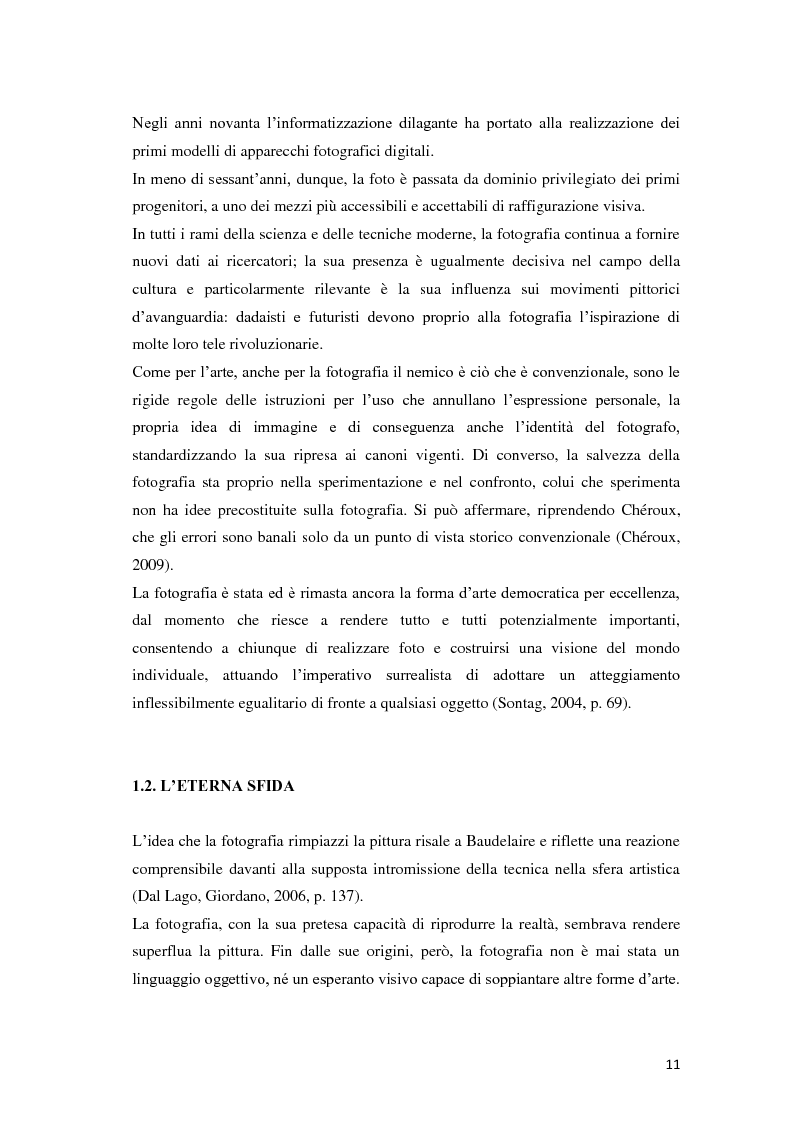 Anteprima della tesi: Identità fotografiche: processi di costruzione della realtà attraverso l'immagine, Pagina 7