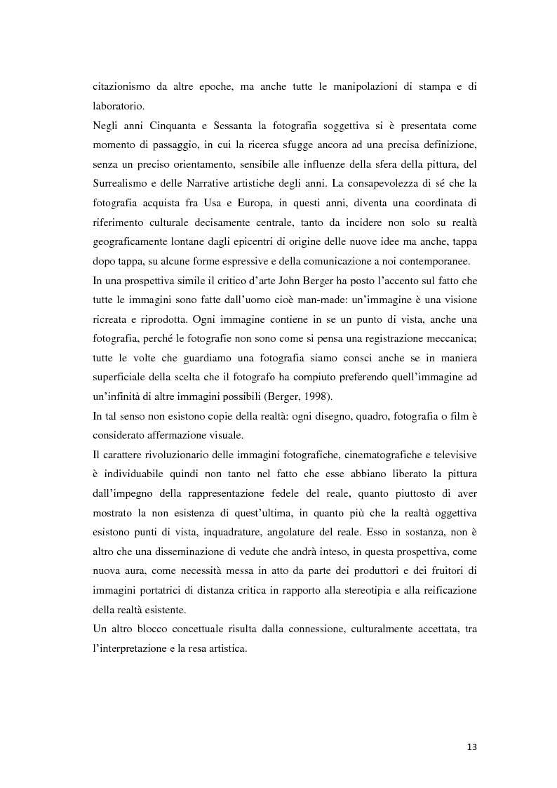 Anteprima della tesi: Identità fotografiche: processi di costruzione della realtà attraverso l'immagine, Pagina 9
