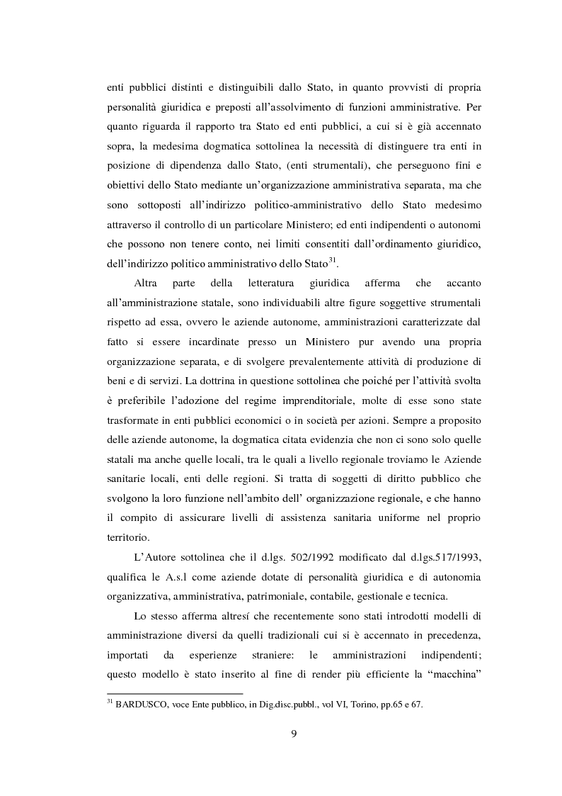 Anteprima della tesi: L'assicurazione della responsabilità civile di enti pubblici e aziende sanitarie, Pagina 10