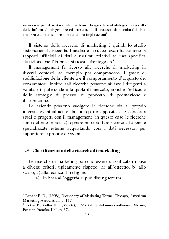 Anteprima della tesi: Ricerche di Marketing su Internet: fonti e attendibilità, Pagina 10
