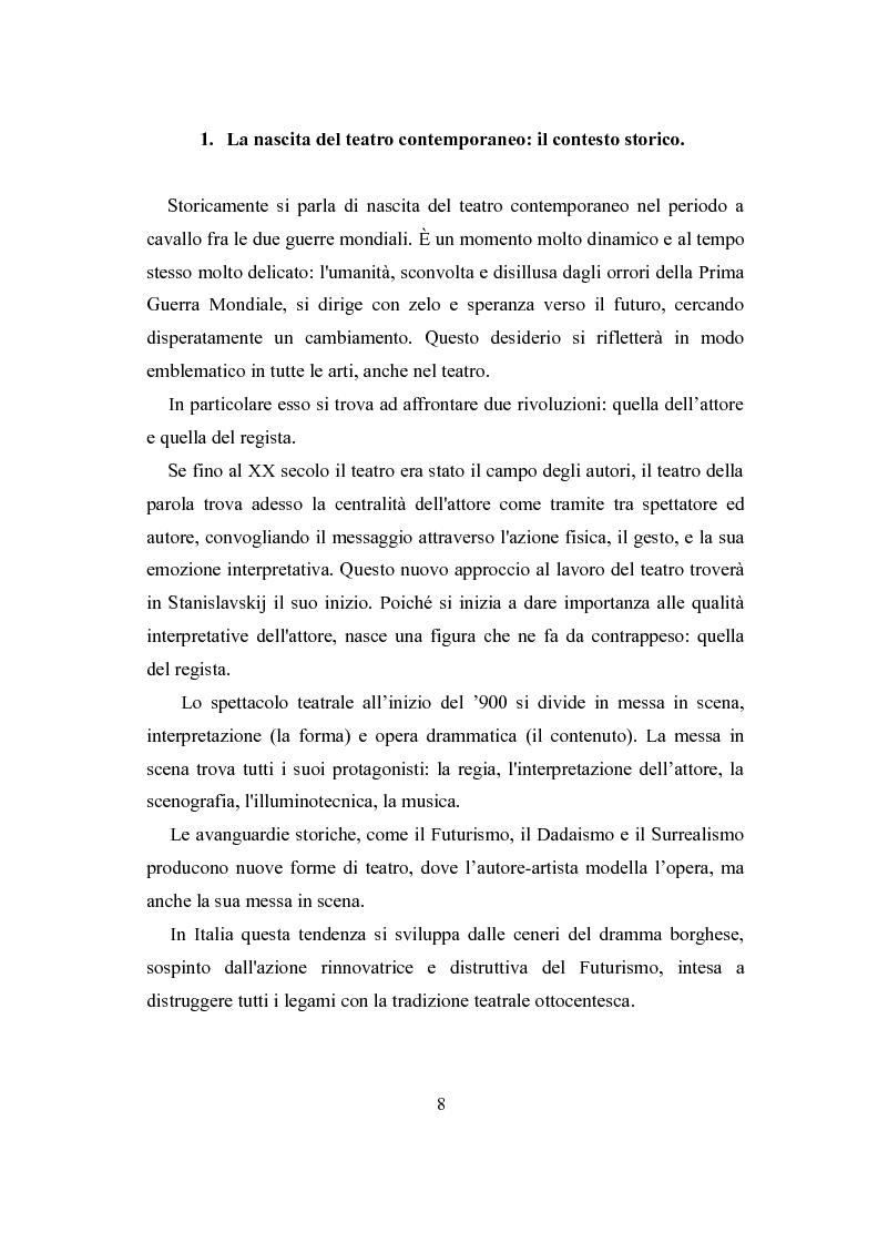 Anteprima della tesi: La lingua del teatro civile - analisi dei testi di Marco Paolini, Pagina 5