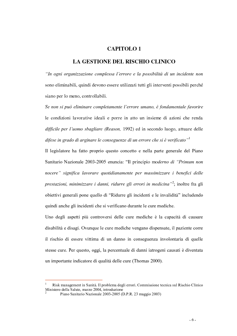 Anteprima della tesi: Indagine di incidenza sulle polmoniti associate a ventilazione assistita nell’ambito del programma di gestione del rischio clinico dell’Azienda Ospedaliera di Pesaro, Pagina 4