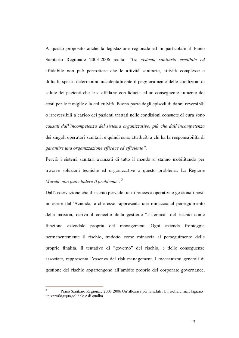 Anteprima della tesi: Indagine di incidenza sulle polmoniti associate a ventilazione assistita nell’ambito del programma di gestione del rischio clinico dell’Azienda Ospedaliera di Pesaro, Pagina 5