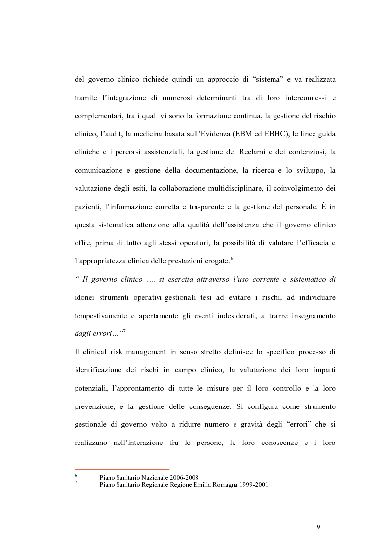 Anteprima della tesi: Indagine di incidenza sulle polmoniti associate a ventilazione assistita nell’ambito del programma di gestione del rischio clinico dell’Azienda Ospedaliera di Pesaro, Pagina 7
