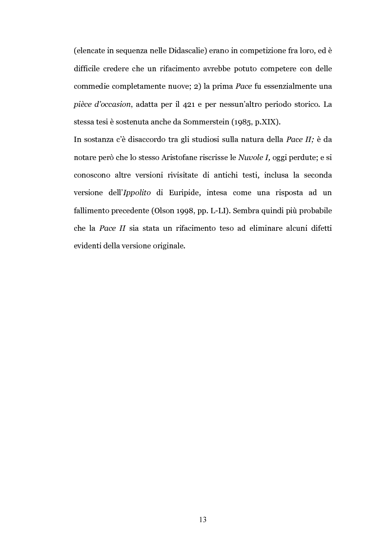 Anteprima della tesi: Il teatro contro la guerra: la "Pace" di Aristofane, Pagina 10