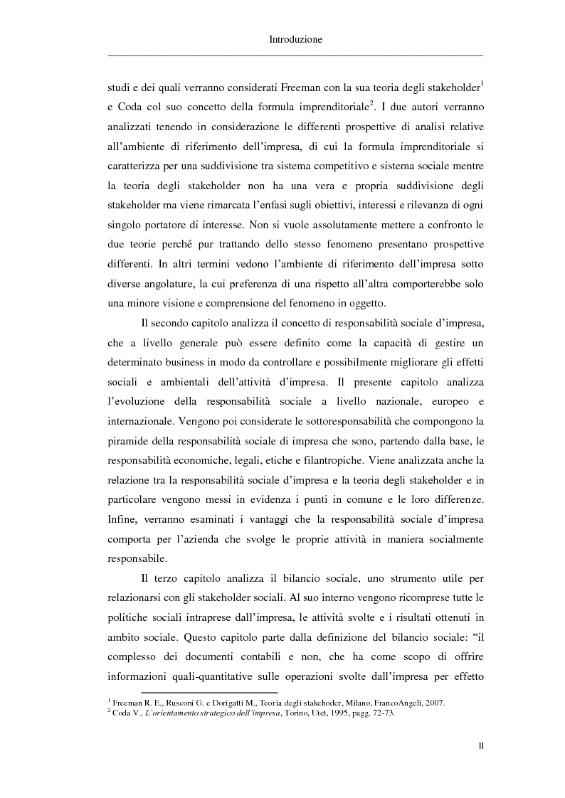 Anteprima della tesi: Il bilancio sociale. Risultati di un'indagine empirica, Pagina 3