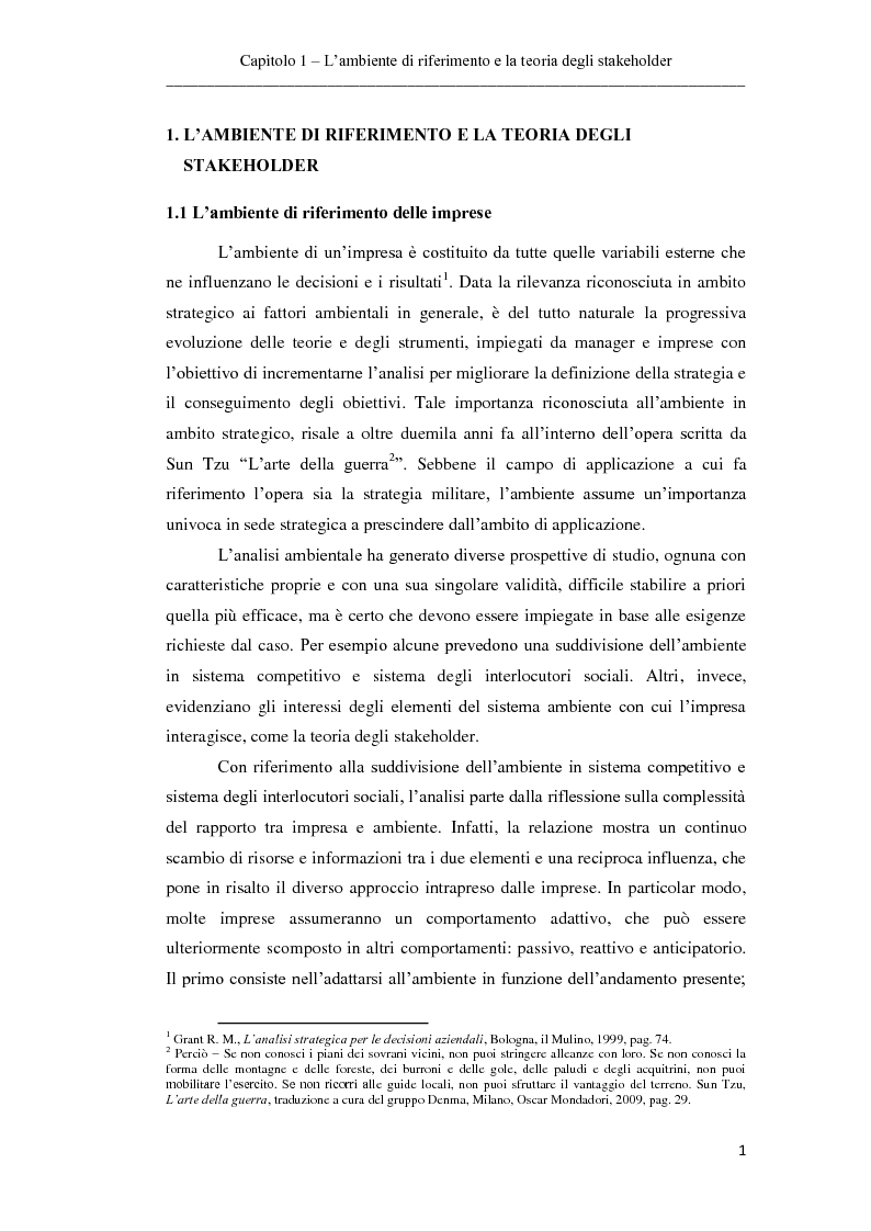 Anteprima della tesi: Il bilancio sociale. Risultati di un'indagine empirica, Pagina 5