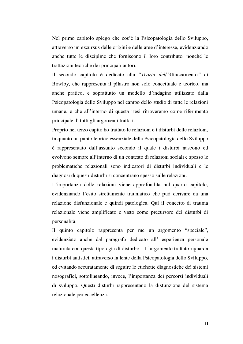 Anteprima della tesi: Origini storiche e prospettive nell'ambito della “developmental psychopathology”, Pagina 3