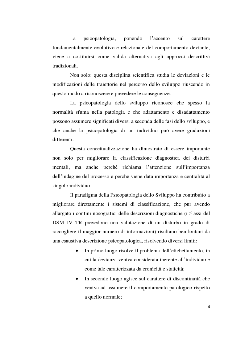 Anteprima della tesi: Origini storiche e prospettive nell'ambito della “developmental psychopathology”, Pagina 8