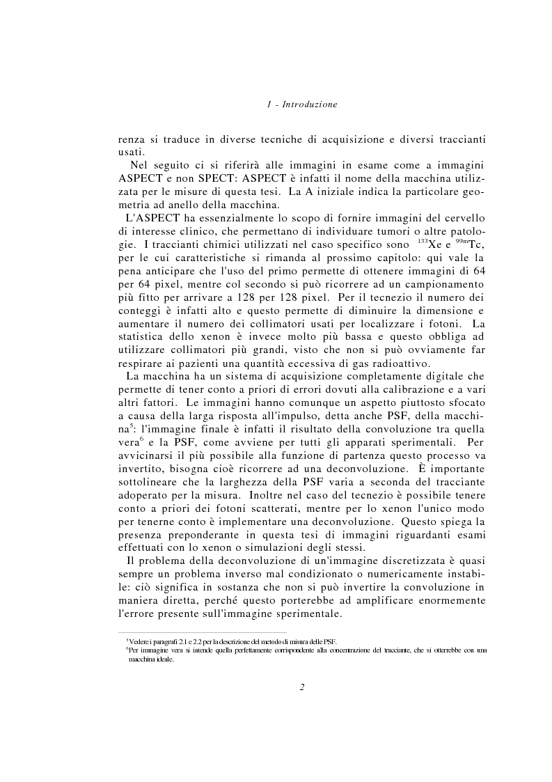 Anteprima della tesi: Metodi multimodali per il miglioramento della risoluzione di immagini SPECT, Pagina 2