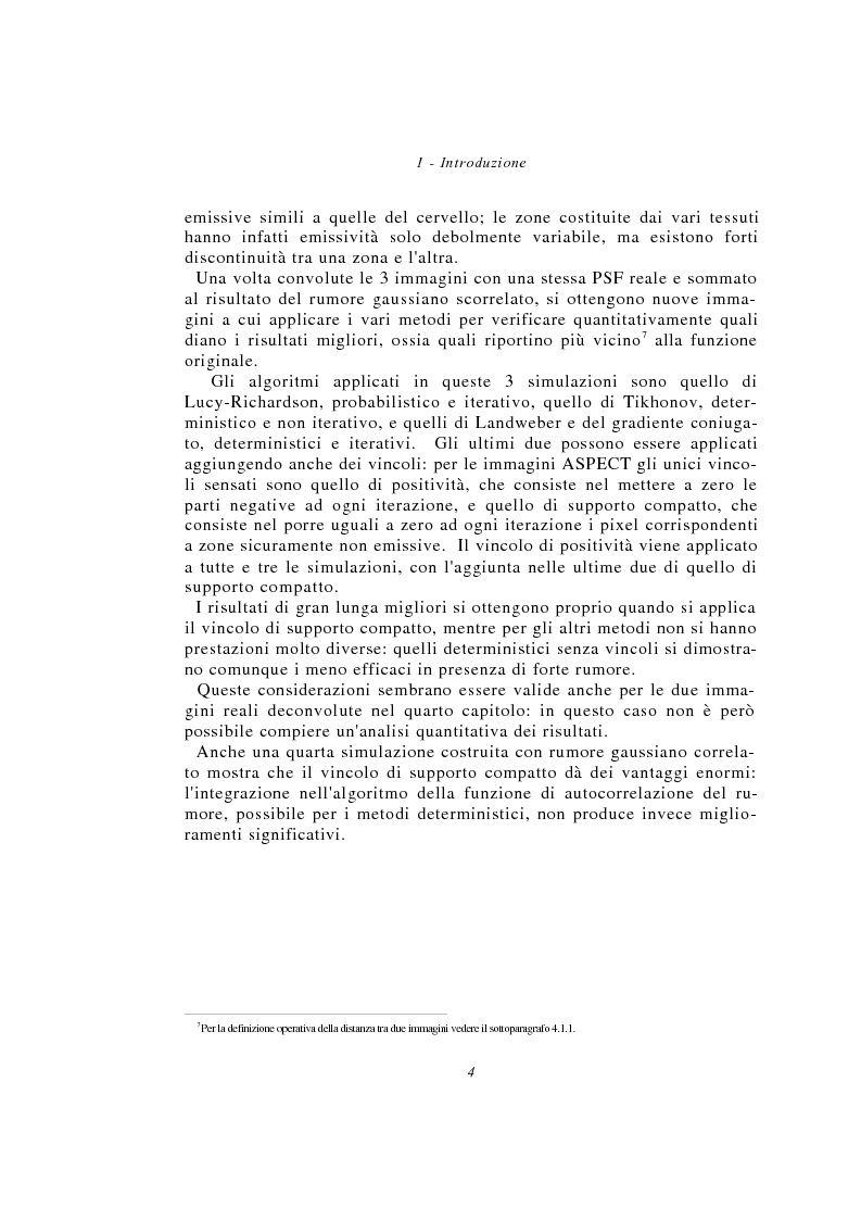 Anteprima della tesi: Metodi multimodali per il miglioramento della risoluzione di immagini SPECT, Pagina 4