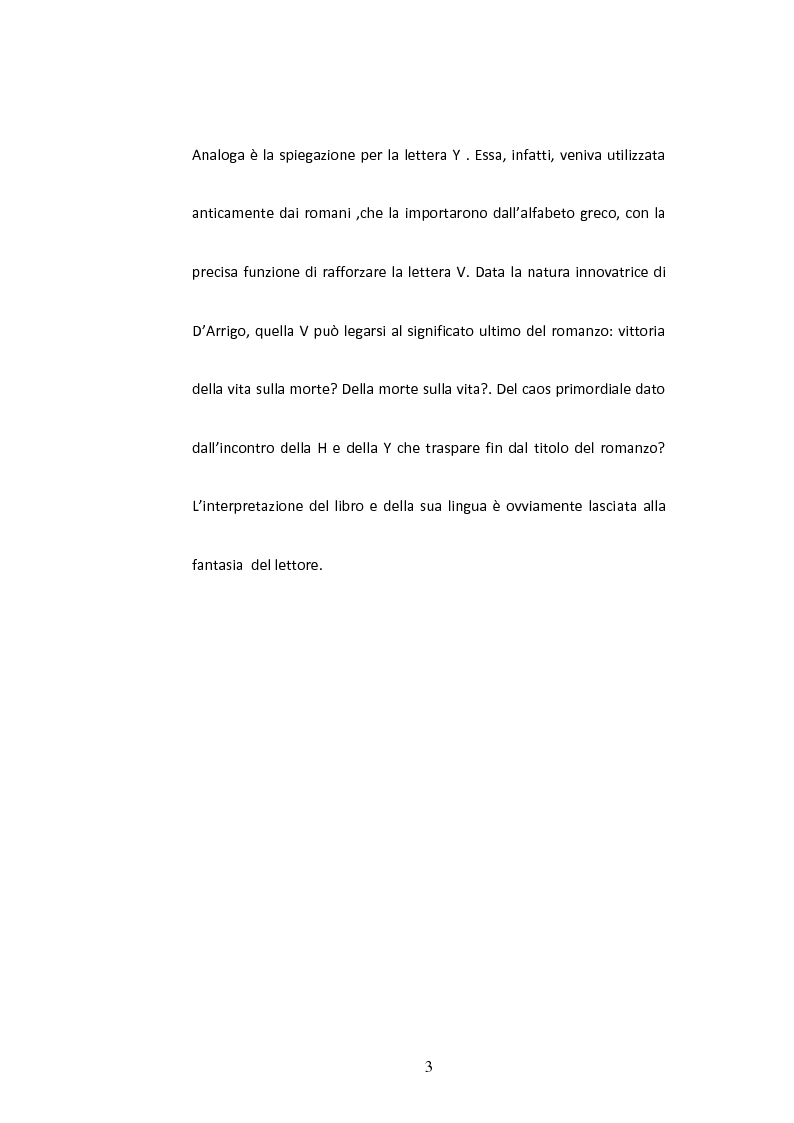 Anteprima della tesi: Sulla Lingua di ''Horcynus Orca'' di Stefano D'Arrigo, Pagina 4