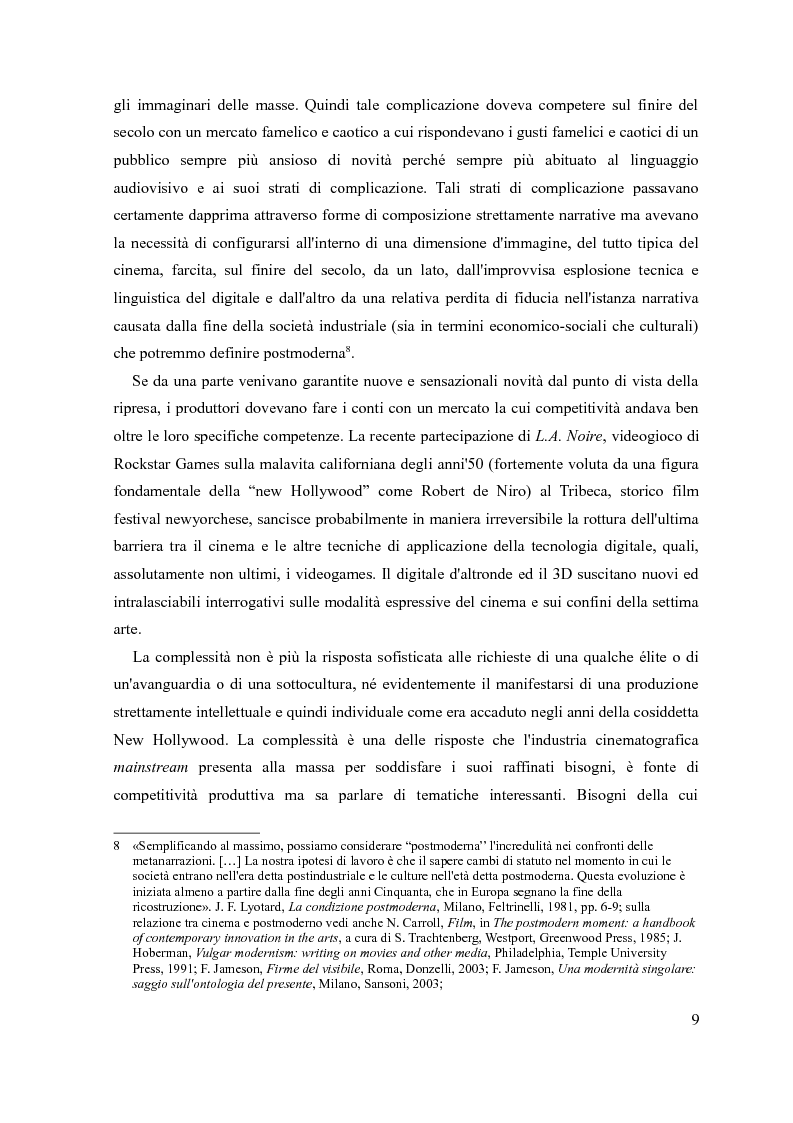 Anteprima della tesi: Mind-game film e forme della complessità, Pagina 8
