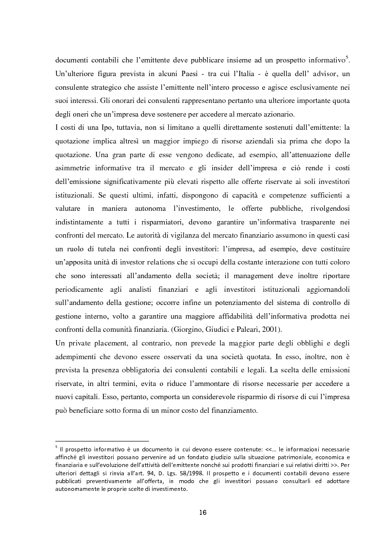 Anteprima della tesi: La performance di lungo periodo delle Initial public offerings, Pagina 12