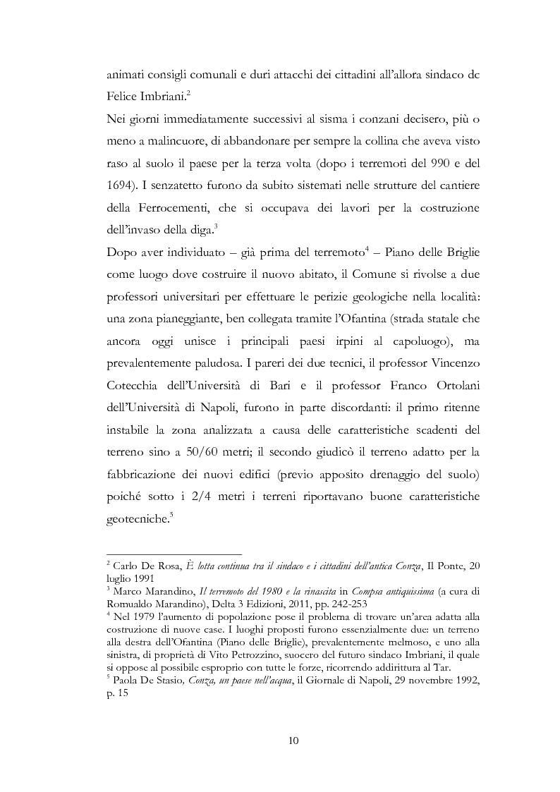 Anteprima della tesi: Irpinia Anno Zero. Come il terremoto del 1980 ha cambiato l’economia del territorio negli ultimi trent’anni, Pagina 7