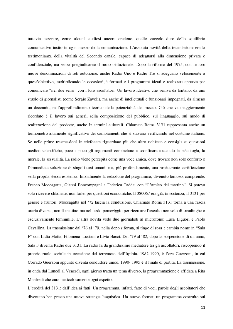 Anteprima della tesi: L'avventura di RT90. La voce intangibile di un popolo nel panorama radiofonico degli anni '90, Pagina 7