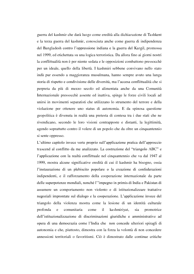Anteprima della tesi: Il conflitto del Kashmir: l'approccio della Peace Research, Pagina 7