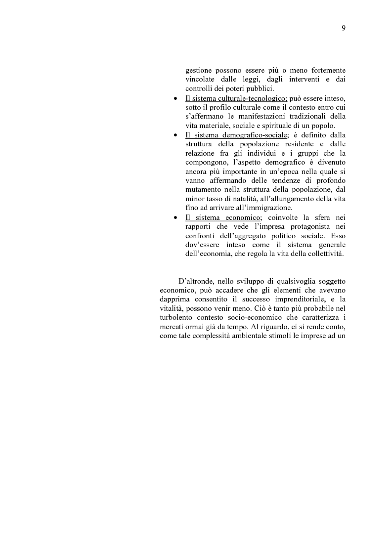 Anteprima della tesi: La crisi d'impresa e le strategie di turnaround. Il caso Ciabor., Pagina 10