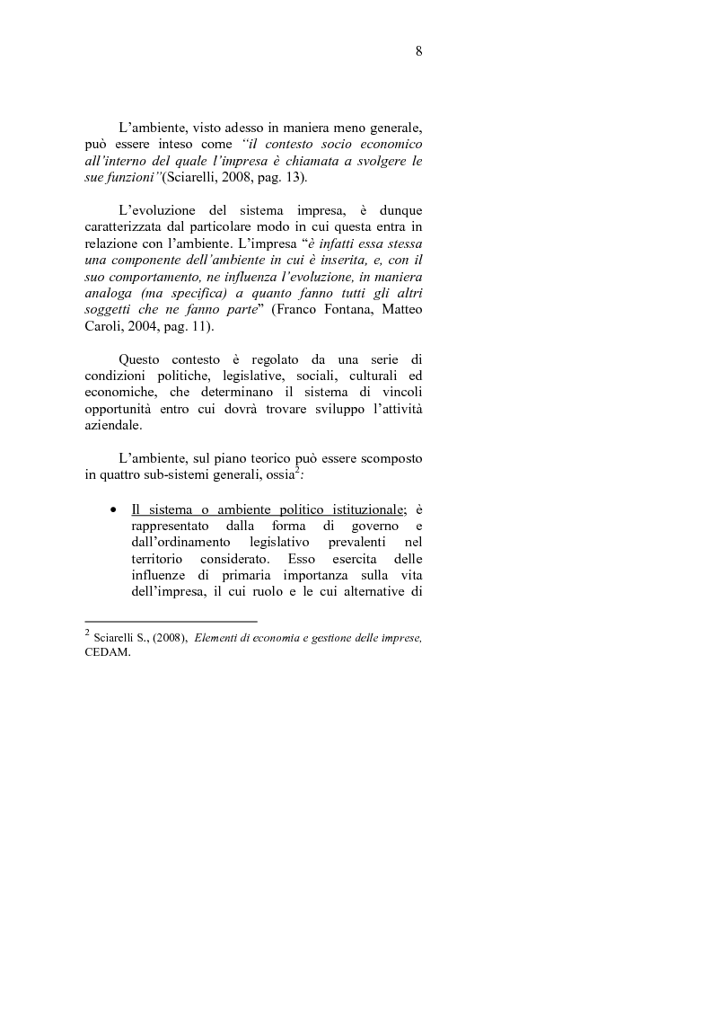 Anteprima della tesi: La crisi d'impresa e le strategie di turnaround. Il caso Ciabor., Pagina 9