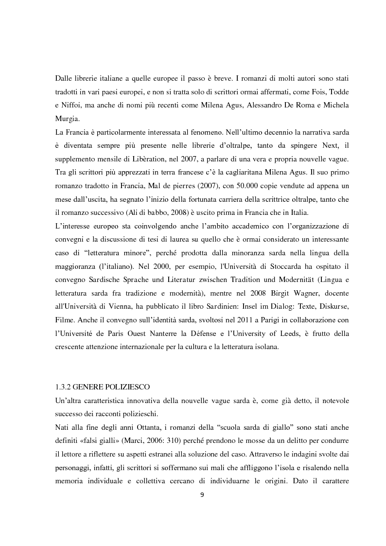 Anteprima della tesi: L'italiano regionale sardo nel romanzo "Accabadora" di Michela Murgia, Pagina 10