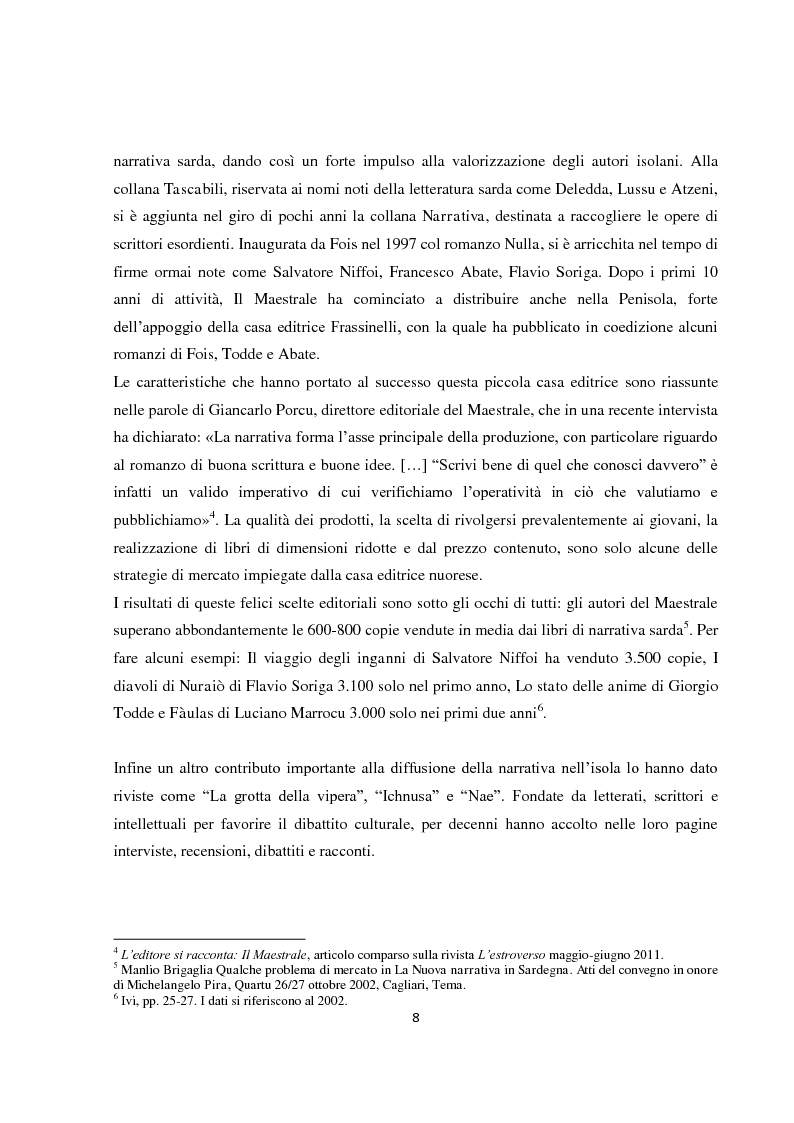 Anteprima della tesi: L'italiano regionale sardo nel romanzo "Accabadora" di Michela Murgia, Pagina 9
