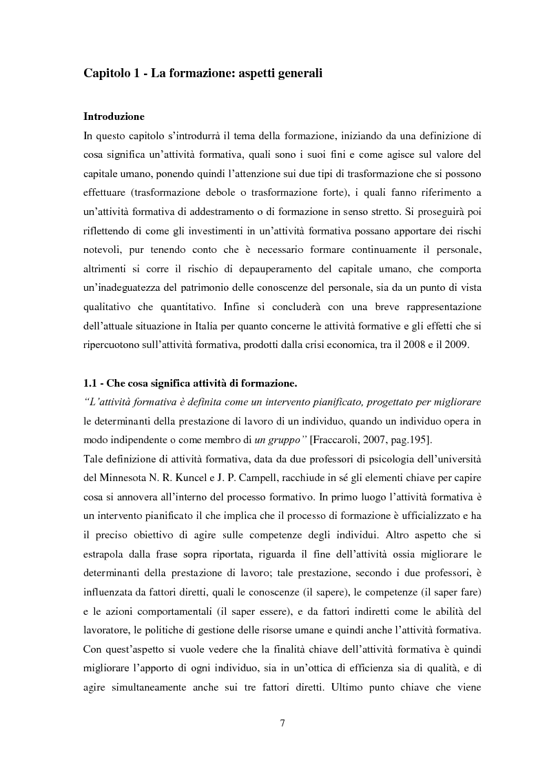 Anteprima della tesi: Il metodo dell'e-learning nell'ambito del processo formativo. L'esempio del progetto “SIFOL FVG” , Pagina 4