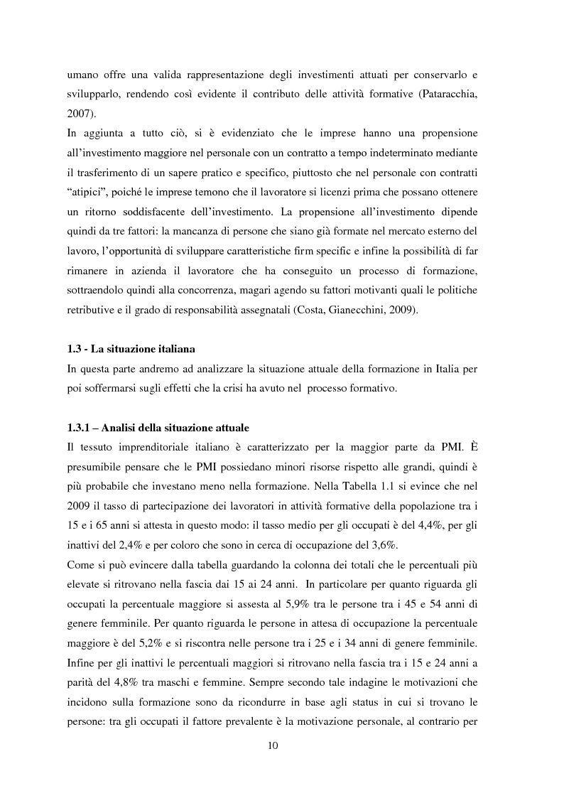 Anteprima della tesi: Il metodo dell'e-learning nell'ambito del processo formativo. L'esempio del progetto “SIFOL FVG” , Pagina 7