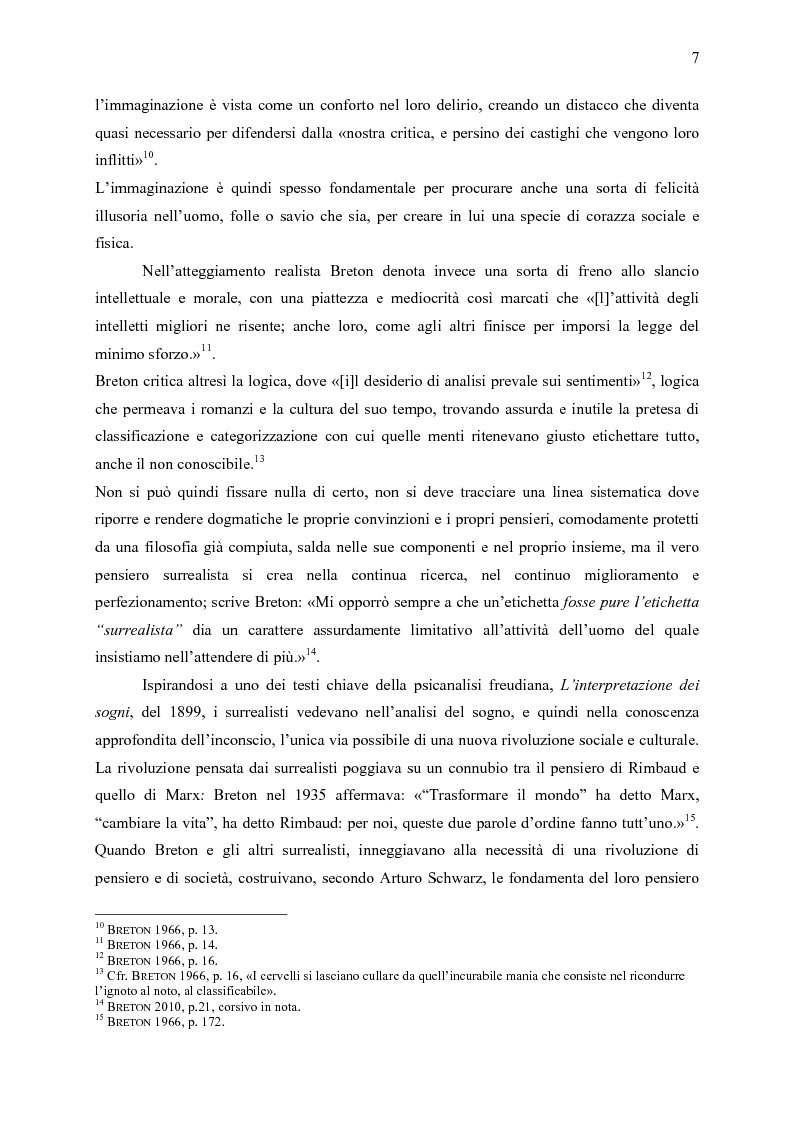 Anteprima della tesi: Aspetti dell'eredità surrealista da Andrè Breton a Michel Foucault, Pagina 6