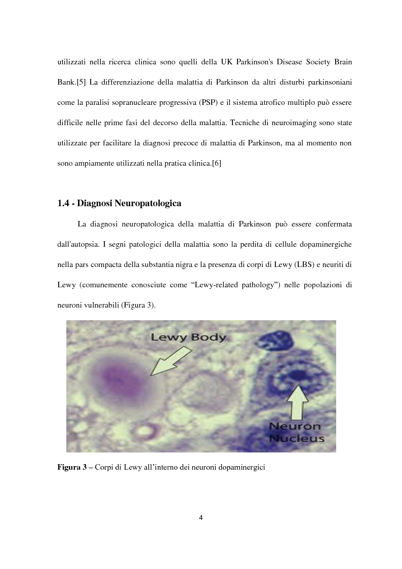 Anteprima della tesi: Fattori di rischio genetici e ambientali nella malattia di Parkinson, Pagina 5