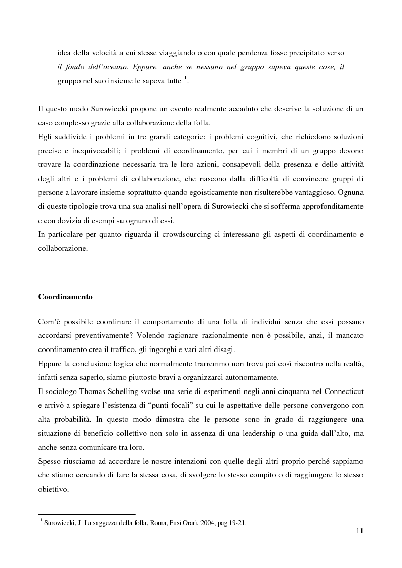 Anteprima della tesi: Crowdsourcing e open-innovation. Perché la folla conosce la soluzione migliore., Pagina 11
